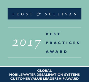 Frost &amp; Sullivan Commends RWL Water for the Versatility, Cost Effectiveness, and Technical Excellence of its Mobile Desalination System, the Nirobox™