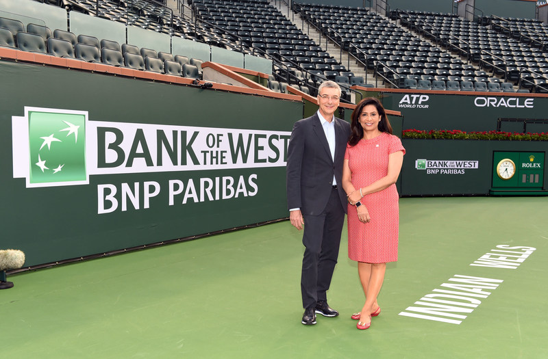 Bank of the West Unveils New Brand at BNP Paribas Open ...