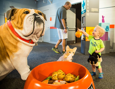 At the Better with Pets exhibit at Purina Farms, pet lovers of all ages can celebrate the powerful relationship people and pets share. The exhibit is inside the Visitor Center, which re-opens for the 2017 season on Saturday, March 18.