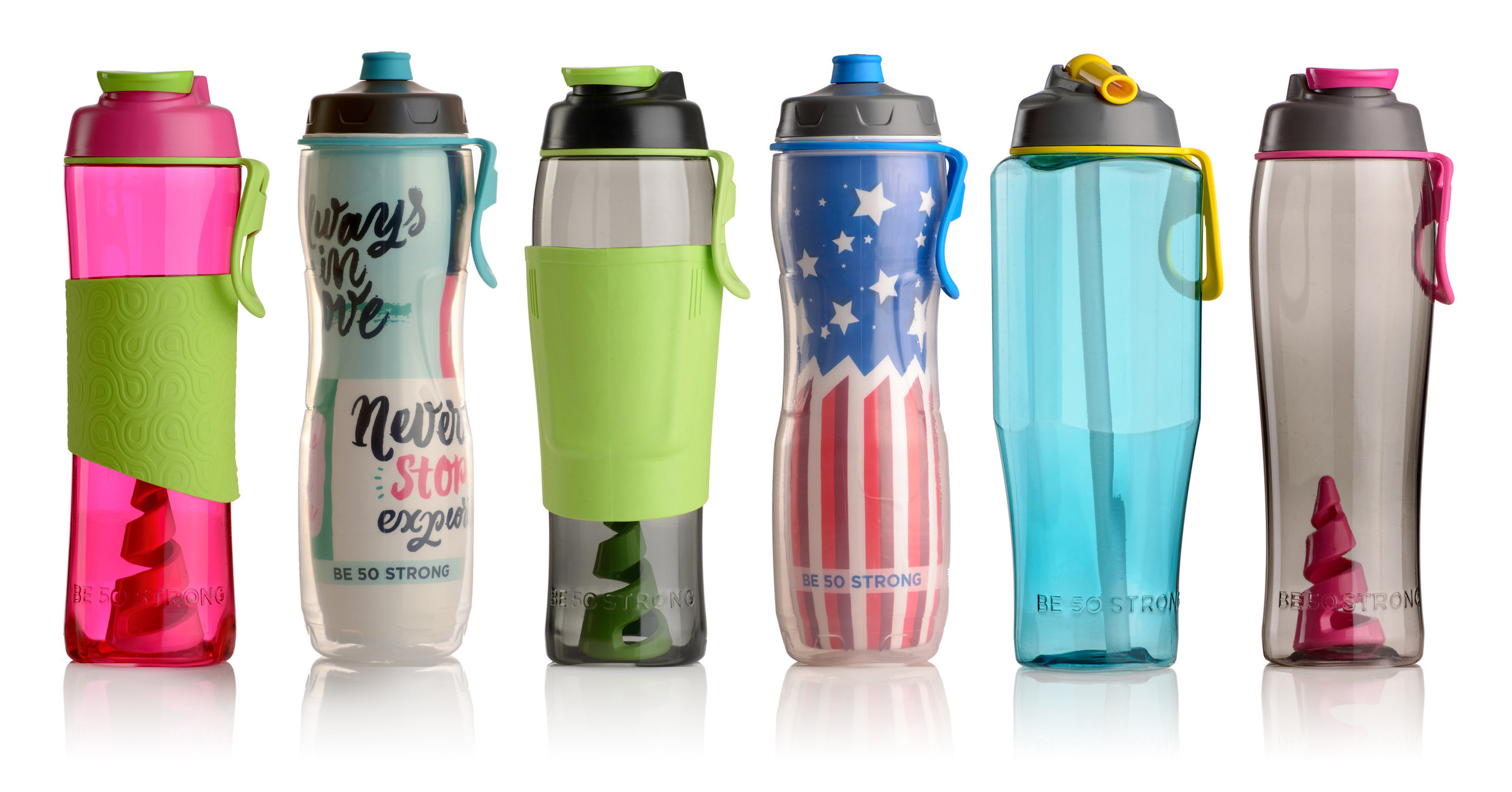 50 Strong Introduces Innovative Mixer Bottles and Showcases Smart