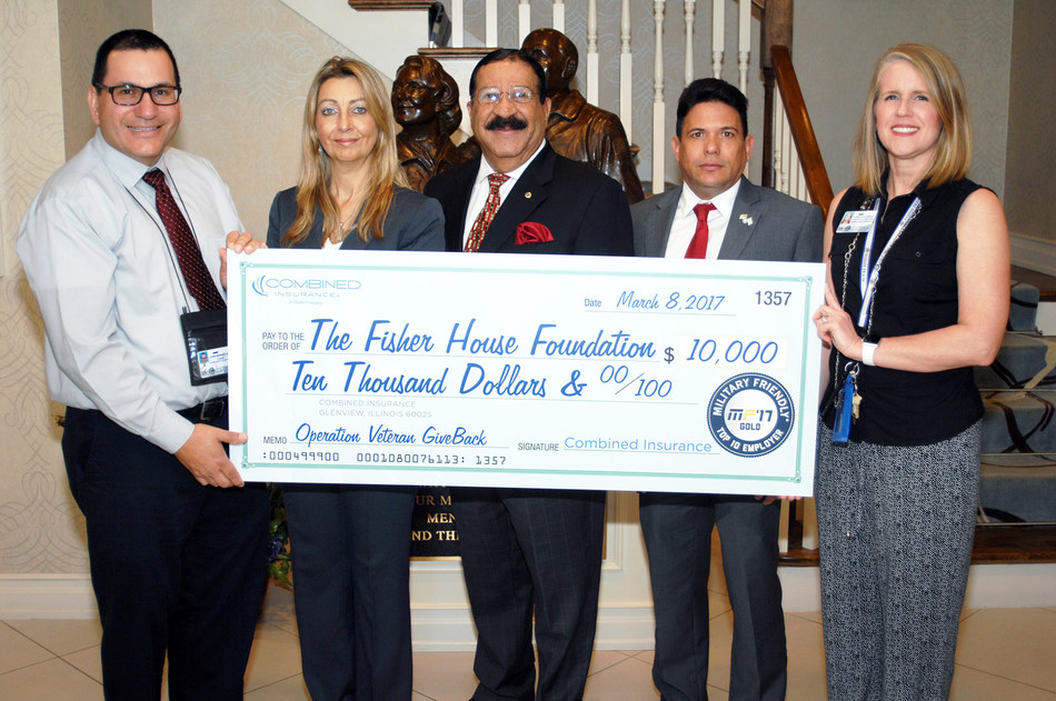Combined Insurance Donates 20,000 to the Fisher House Combined Insurance Donates 20,000 to the Fisher House