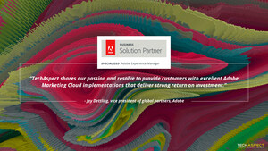 TechAspect Announces Business Partner Status in the Adobe Solution Partner Program