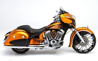 Indian Motorcycle Project Chieftain Winner, Tequila Sunset, from Hollister Powersports