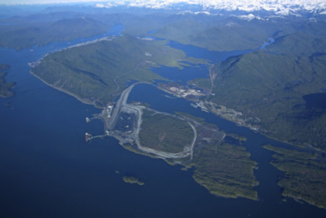 Port of Prince Rupert's Ridley Island, future site of the Ray-Mont Logistics container loading facility. (CNW Group/Prince Rupert Port Authority)