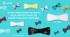 Stylish As A Bow Tie And Free TV, Too - ANTOP Re-designed Digital Indoor Paper Thin AT-105B HDTV Antenna
