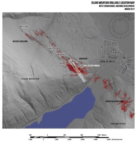 BGM intersects 12.30 g/t Au over 7.50 metres at Island Mountain