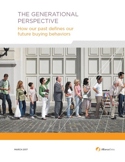 Alliance Data's Analytics and Insights Institute conducted The Generational Perspective study to better understand consumer buying behavior and expectations. The newest report from Alliance Data provides insights into how shoppers' coming-of-age experiences define their future shopping behaviors.