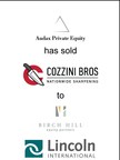 Lincoln International represents Audax Private Equity in the sale of Cozzini Bros., Inc. to Birch Hill Equity Partners