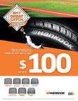Hankook Steps Up To The Plate with 2017 'Great Catch' Rebate Promotion