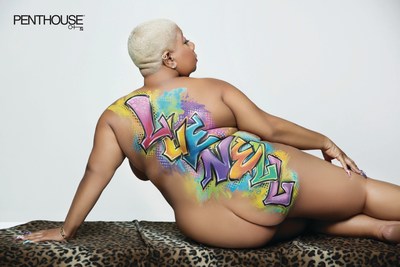 Luenell in the April issue of Penthouse Magazine