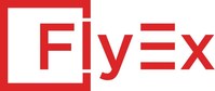 FlyEx Logo - White