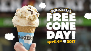 Ben &amp; Jerry's Celebrates Its Fans With Free Cone Day, April 4