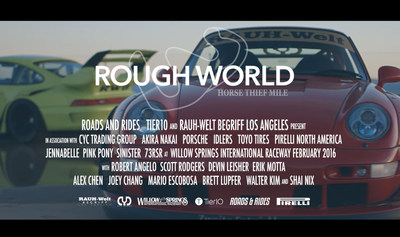 Tier10 wins gold in Cinematography for web video "Rough World: Horse Thief Mile" featuring a day at the historic Willow Springs Raceway with RAUH-Welt BEGRIFF Porsches.