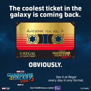 Regal announces Marvel Studios Guardians of the Galaxy Vol. 2 Ultimate Ticket Is Out of This World