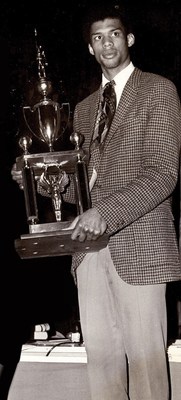 UCLA's Lew Alcindor won the inaugural Citizen Naismith Trophy in 1969.