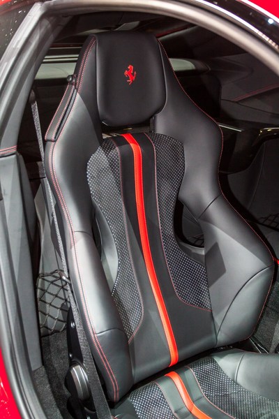 Ferrari 812 Superfast with Alcantara seating.