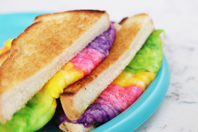 The Rainbow Grilled Cheese is perfect for the traditionalists among us, but with an adventurist twist.