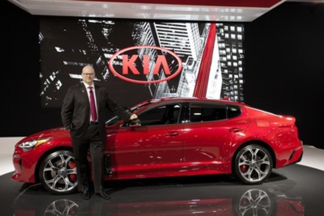 Today at the Vancouver International Auto Show, Kia demonstrated its commitment to design and quality with the regional debut of the all-new 2018 Kia Stinger. A five-passenger fastback sports sedan poised to redefine a segment currently populated by European automakers, the Stinger will be the company’s first AWD sedan and highest-performance production vehicle ever – all backed by Kia Motors’ industry-leading quality and reliability. (CNW Group/KIA Canada Inc.)