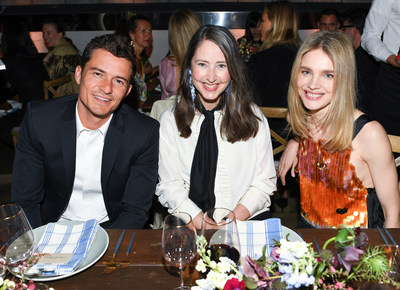 Orlando Bloom, Ann-Sofie Johansson, Natalia Vodianova at the H&M Conscious Exclusive dinner in L.A