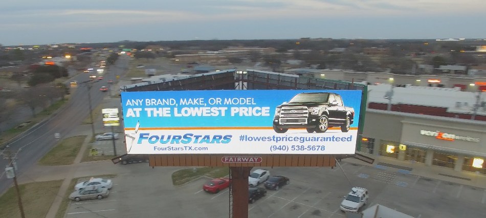 Fairway Air Series Billboard 10' x 36' - Wichita Falls, TX