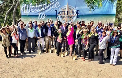 Minto Communities and Margaritaville Holdings Teams Mark Arrival of LATITUDE MARGARITAVILLE in Daytona Beach, FL with Fins Up