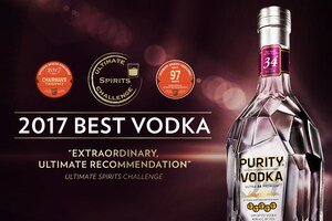 Purity® Vodka Is Top Rated And Named Best Unflavored Vodka At The 2017 Ultimate Spirits Challenge