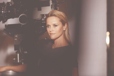 Reese Witherspoon behind the scenes at her first photo shoot with Elizabeth Arden as the brand's new Storyteller-in-Chief.