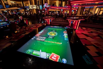 Caesars Entertainment Launches Las Vegas' First Interactive Video Gaming Experience at Planet Hollywood Resort & Casino. Photo Credit: BSK Photo