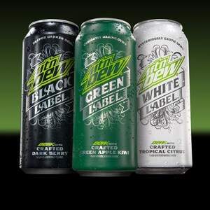 Mtn Dew® Label Series Brings Two New Unique Premium Beverages - Mtn Dew White Label™ And Mtn Dew Green Label™ - To The DEW Nation