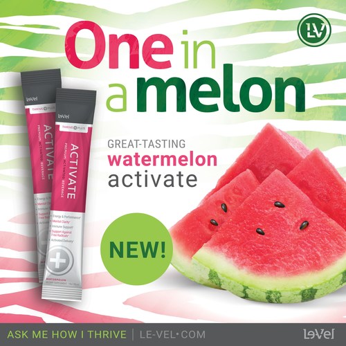 Introducing THRIVE Watermelon Activate, Le-Vel's New Premium Activated Beverage