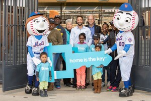 Habitat for Humanity and New York Mets unlock ballpark to celebrate "Home is the Key" campaign launch