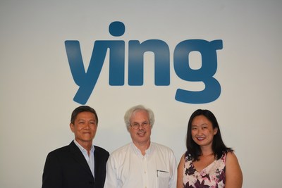 (from L to R) - Allan Tan, managing partner, Ying Communications, a Finn Partners Company; Peter Finn, founding partner, Finn Partners; and Ying Chin Yeap, managing partner, Ying Communications, a Finn Partners Company.