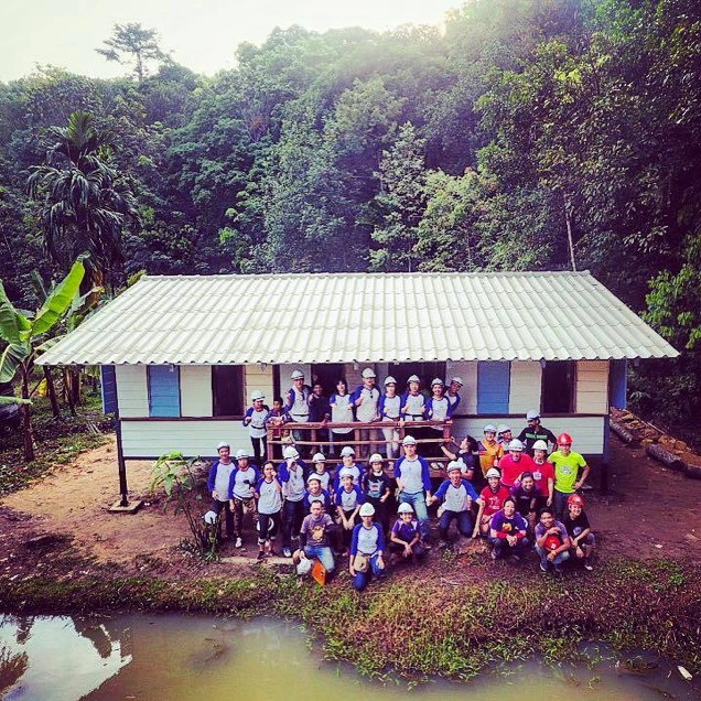 USANA True Health Foundation builds a home for a family in Serandah Village, Malaysia.