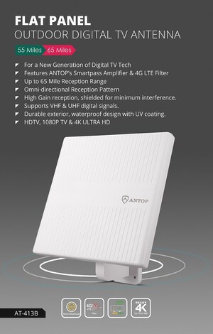 ANTOP Delivers Latest In HDTV Outdoor Antenna Tech