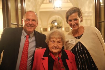 Olen and Kim Kalkus with Eva Kor