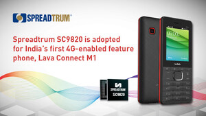 Plataforma LTE SoC da Spreadtrum é adotada para o Lava Connect M1, o primeiro feature phone da Índia habilitado para 4G