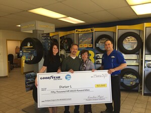 Goodyear Canada Inc. annonce le gagnant de son Concours 50 000 Milles AIR MILESmd