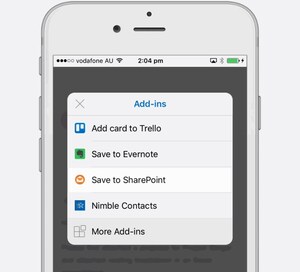 Outlook for iOS: OnePlaceMail, the First Add-in after Microsoft Launch Partners