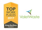 Valet Waste Named a 2017 Top Workplace by the Tampa Bay Times