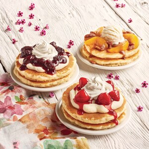 Spring Flavors Burst In Every Bite Of The New, Limited Time Juicy Fruit And Sweet Cream Topped Buttermilk Pancakes At IHOP® Restaurants