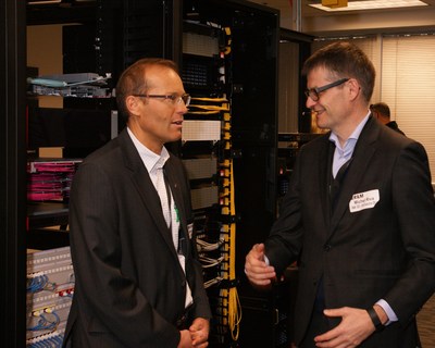 Left: Martin Reichle, Co-owner, R&M; Right: Michel Riva, CEO, R&M