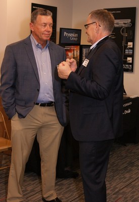 Left: Chris Isetts, National Sales Manager, Prysmian Group; Right: Markus Huber, President, R&M USA