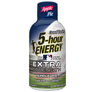 Living Essentials, LLC Announces MLB-themed Extra Strength Apple Pie Flavored 5-hour ENERGY® Shots and New Partnership with Major League Baseball