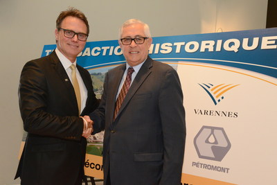 Transaction historique entre Pétromont et la Ville de Varennes