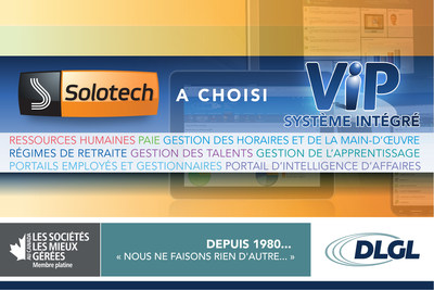 Solotech choisit VIP de DLGL : Deux leaders québécois travaillent ensemble