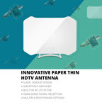 Cut the Cord, Enjoy Free TV With The Latest In Paper Thin Digital Antenna Tech ANTOP's Digital Indoor AT-133B Paper Thin Antenna