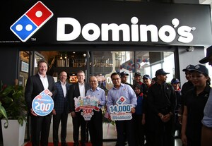 Domino's® Opens 14,000th Store Worldwide