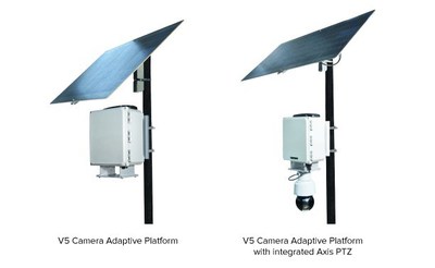 V5 Camera Adaptive Platform without and with Axis Camera.