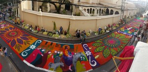 Comayagua's Sawdust Carpets: A Colorful Way to Celebrate the Holy Week