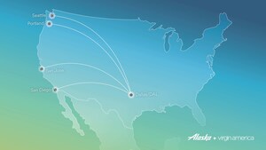 Alaska Airlines and Virgin America announce new Dallas Love Field flying to Seattle; San Diego; San Jose, California; and Portland, Oregon